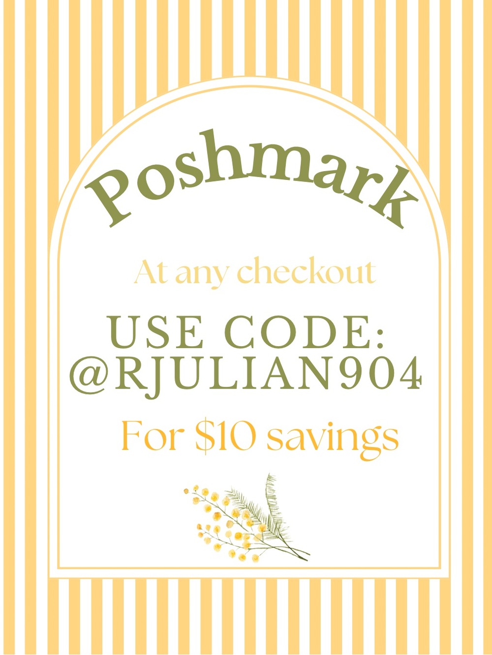 New To Poshmark…Get $10 Off Your First Purchase